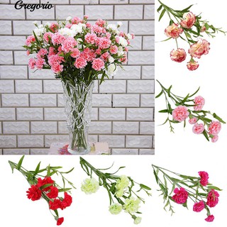 Hoa Cẩm Chướng Giả Nhiều Màu Sắc Dùng Để Trang Trí Nội Thất