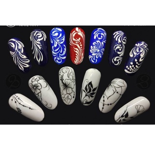 Cọ nét gel Hoa hồng , cọ nét vẽ móng ( hàng chuẩn loại 1)