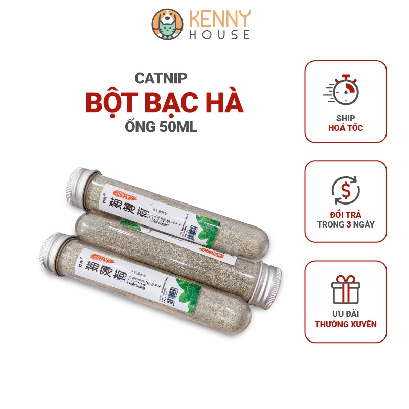 CATNIP bột cỏ bạc hà dạng ống chăm sóc sức khoẻ cho chó mèo thành phần tự nhiên