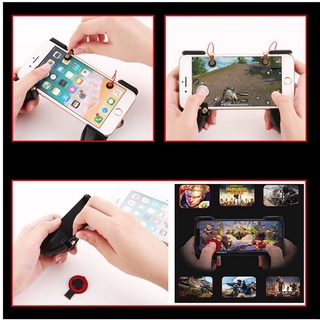 Tay cầm hỗ trợ game 3 trong 1 dòng MV có 2 nút Joystick di chuyển và cặp nút bắn PUBG chuyên dụng cho điện thoại -dc3153