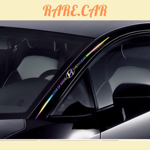 Combo  -Tem Decal Logo Dán Trang Trí Ô tô Laser Phản Quang Cực Đẹp