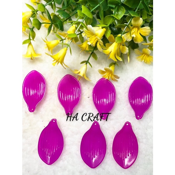 Cánh làm hoa Sen, vật liệu hoa đá pha lê Handmade, cánh sen