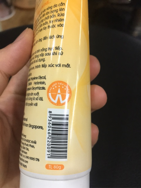 Kem làm sạch tế bào chết