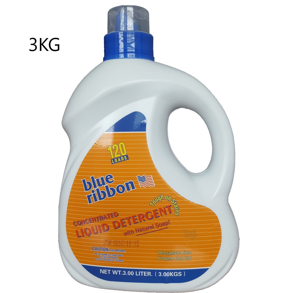 NƯỚC GIẶT ĐẬM ĐẶC BLUE RIBBON 3KG - CHUYÊN DÙNG CHO MÁY GIẶT - HƯƠNG THƠM BỀN LÂU - HƯƠNG HOA