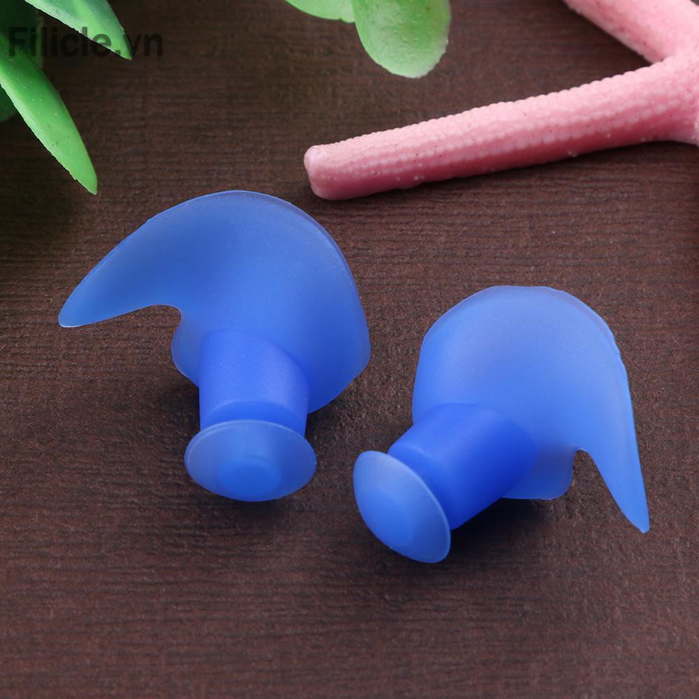 Miếng Bịt Tai Silicone Hình Bông Hoa Khi Đi Bơi