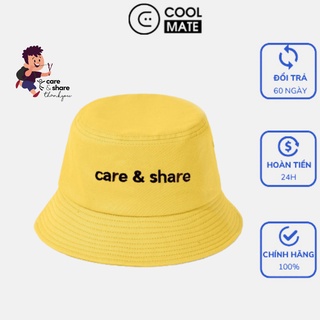 Mũ Bucket Hat thêu Care & Share Typo thương hiệu Coo thumbnail
