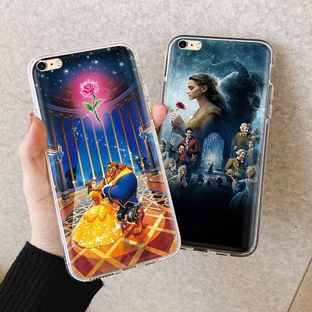 Ốp điện thoại mềm trong suốt Người đẹp và quái vật 30GT cho iPhone 8 7 6s 6 plus 5 5S SE 5C 4 4s