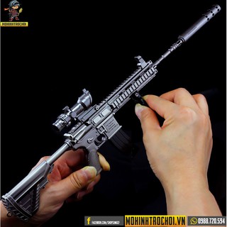 Mô Hình M416 Silencer Full Options 37cm Tháo Nắp PUBG