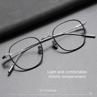 Mắt Kính Gọng Titan 9g Siêu Nhẹ Phong Cách Tối Giản GM Với Kính Quang Học TOM22 Nâng Cấp