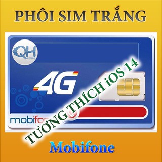 Sim Trắng 4G Mobifone Dùng Cho iOS 14 (Tự Thay Tại Nhà)