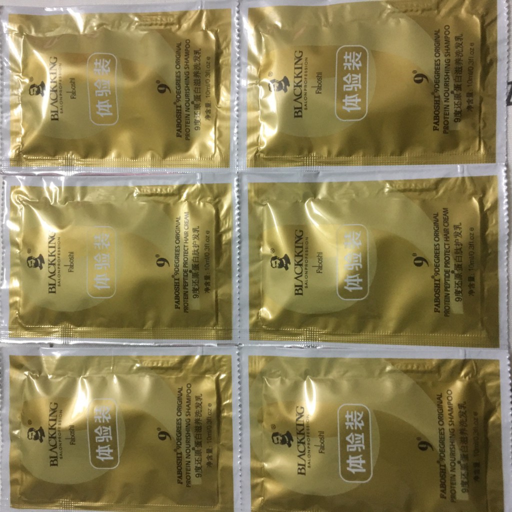 [ có sẵn ] Kem dưỡng tóc và dầu gội Faboshi gói 10ml