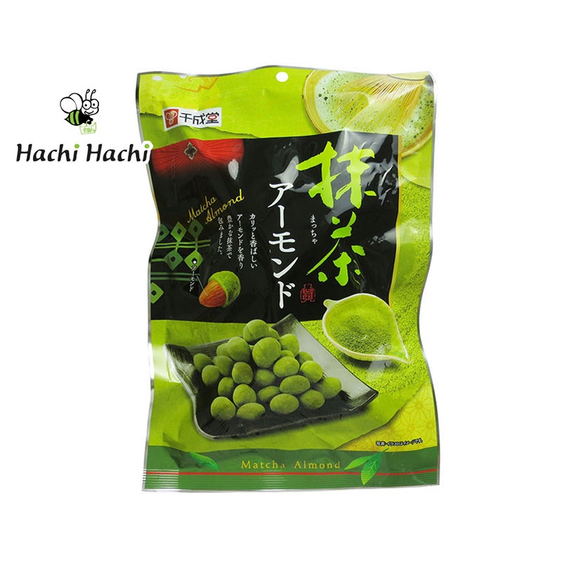 HẠNH NHÂN PHỦ TRÀ XANH MATCHA SỮA 110G - Hachi Hachi Japan Shop