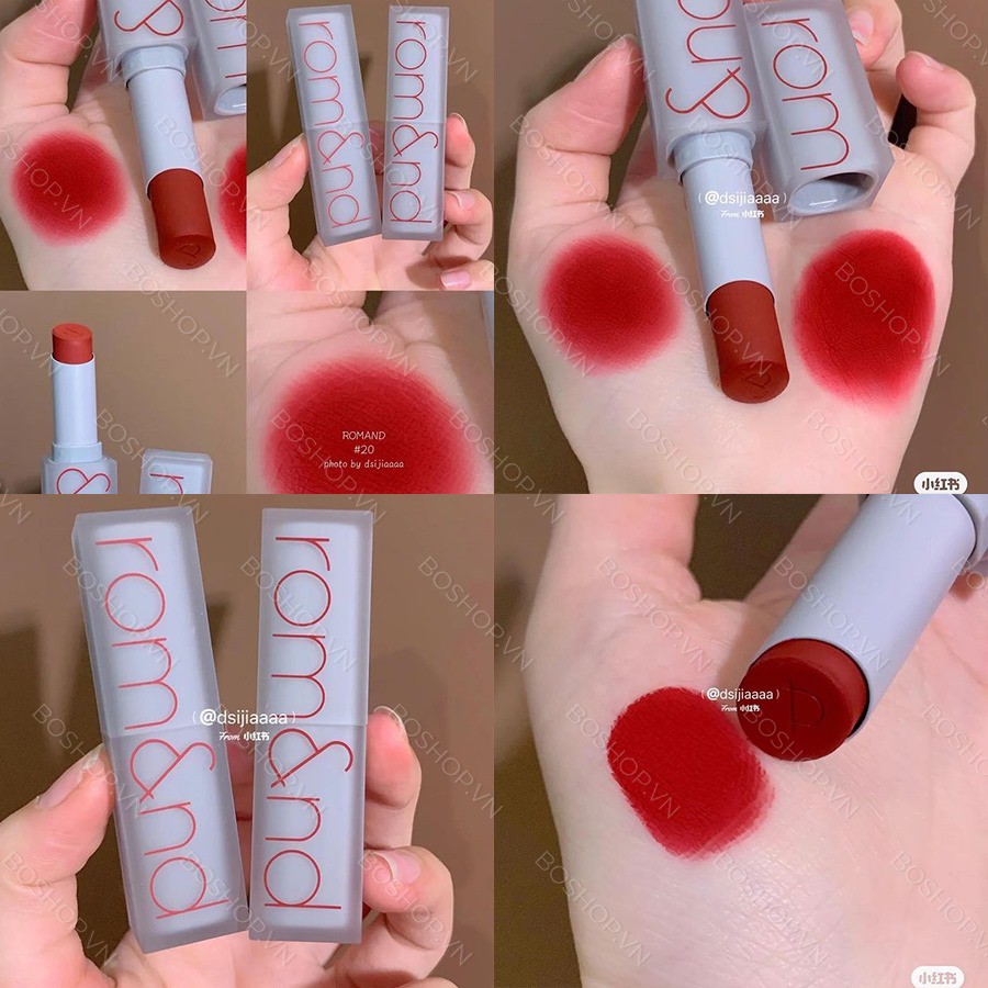 SON LÌ ROMAND ZERO GRAM MATTE LIPSTICK 3GR CHÍNH HÃNG - 7908