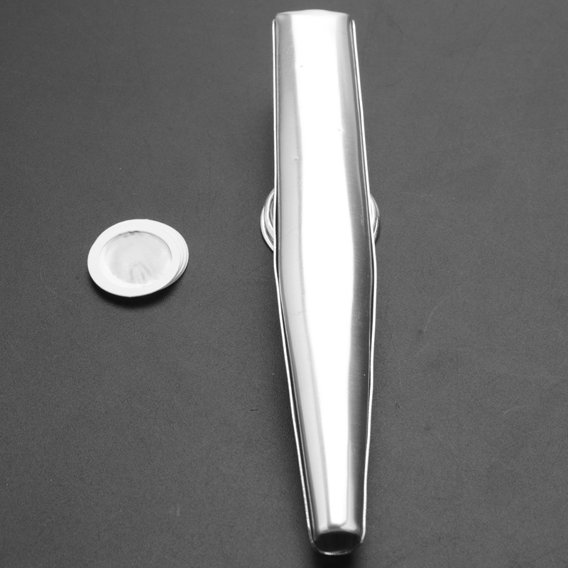 Kazoo Hợp kim nhôm Kim loại với 5 chiếc Quà tặng Màng sáo cho trẻ em Những người yêu âm nhạc