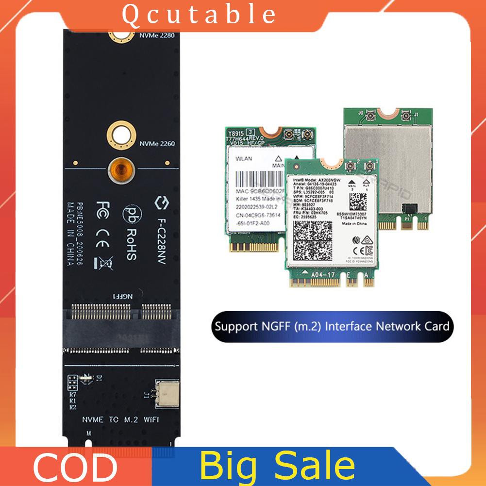 Card Wifi M.2 M Key To Ngff A + E Cho Ax200 9260ac
