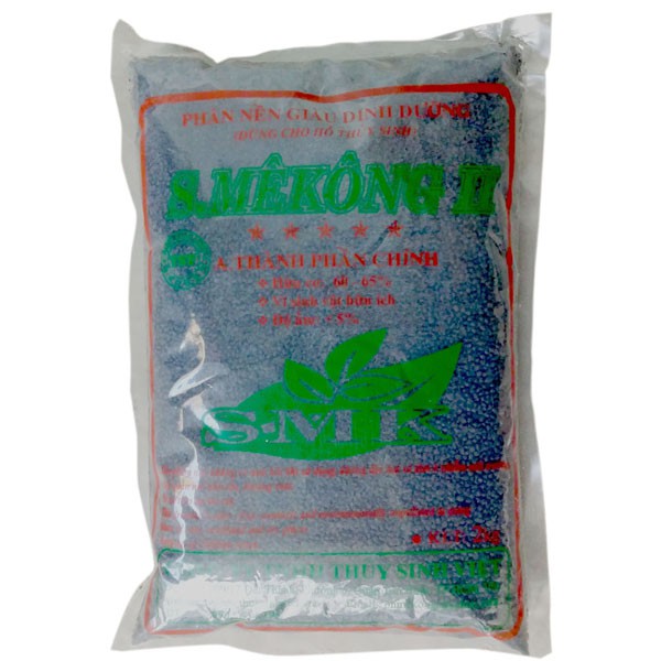 6 túi Đất nền cho hồ thủy sinh SMEKONG II (2kg) Nâu