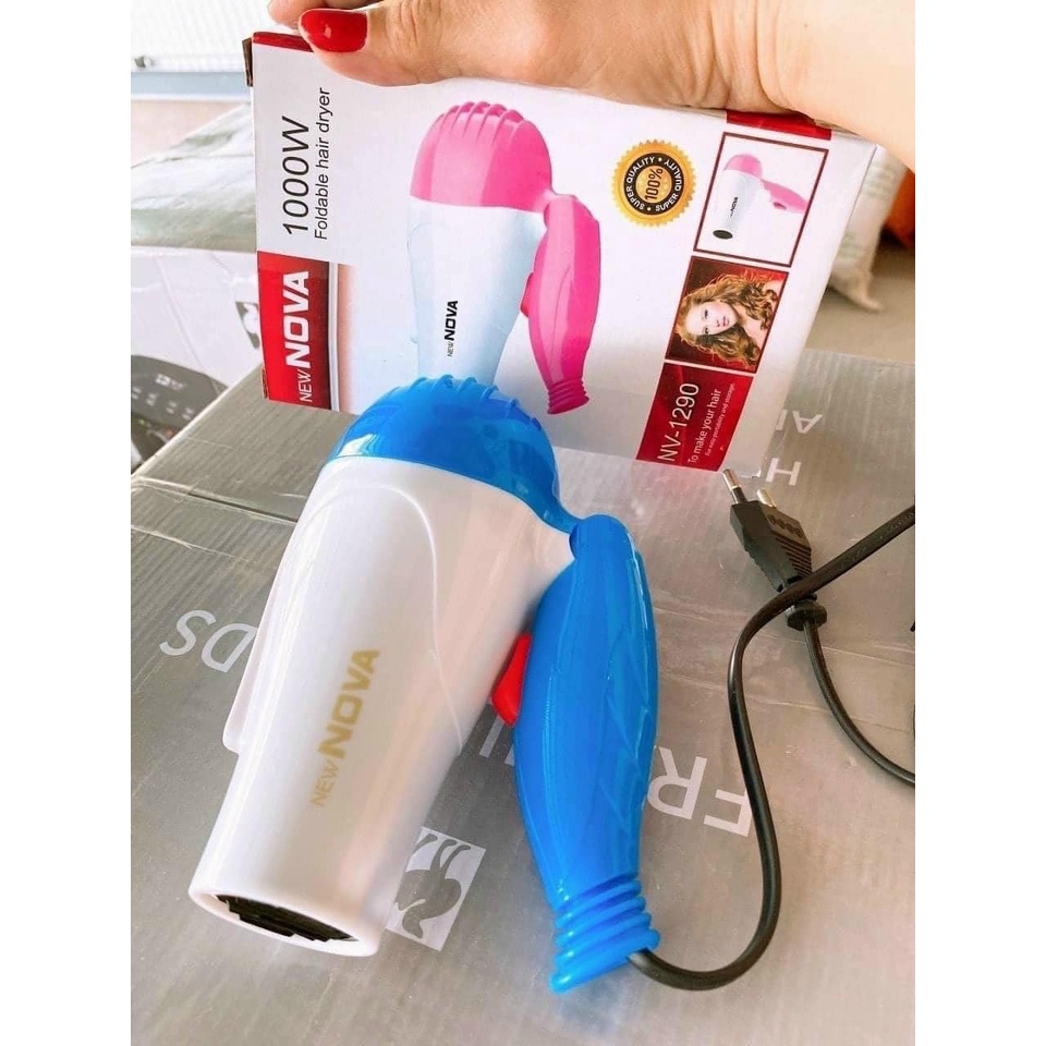Máy sấy tóc nova mini tiện lợi