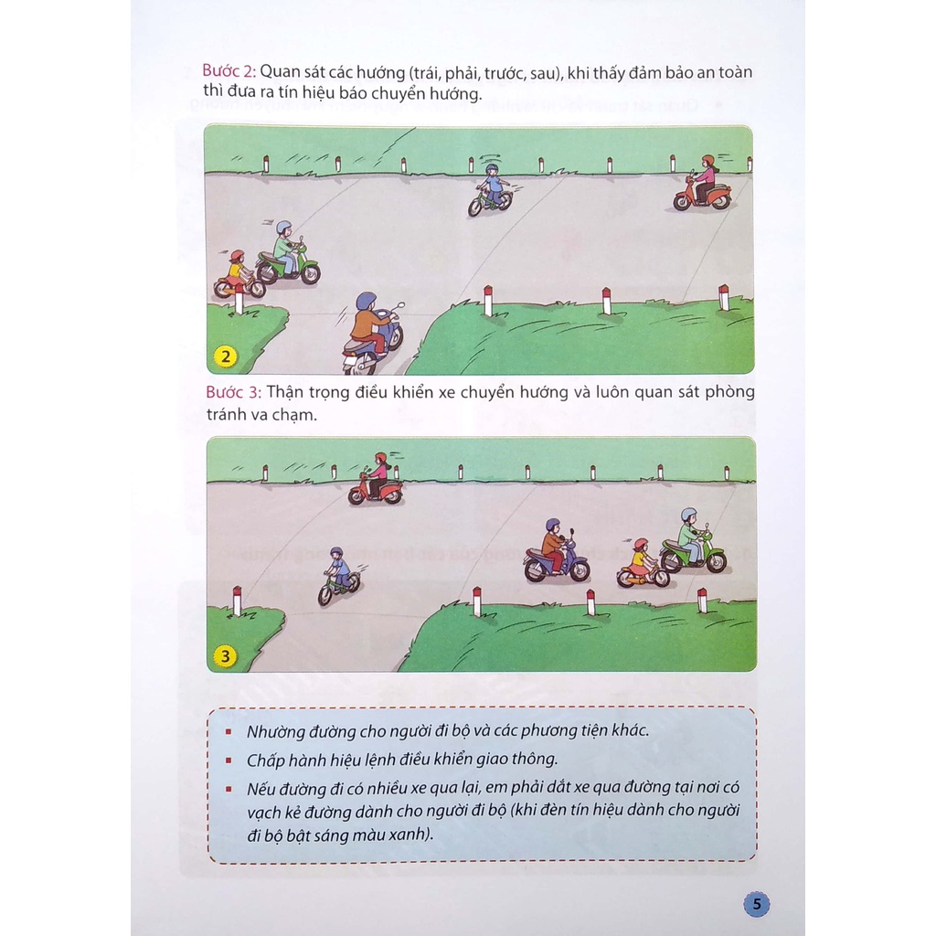 Sách Tài Liệu Giáo Dục An Toàn Giao Thông Dành Cho Học Sinh - Lớp 5