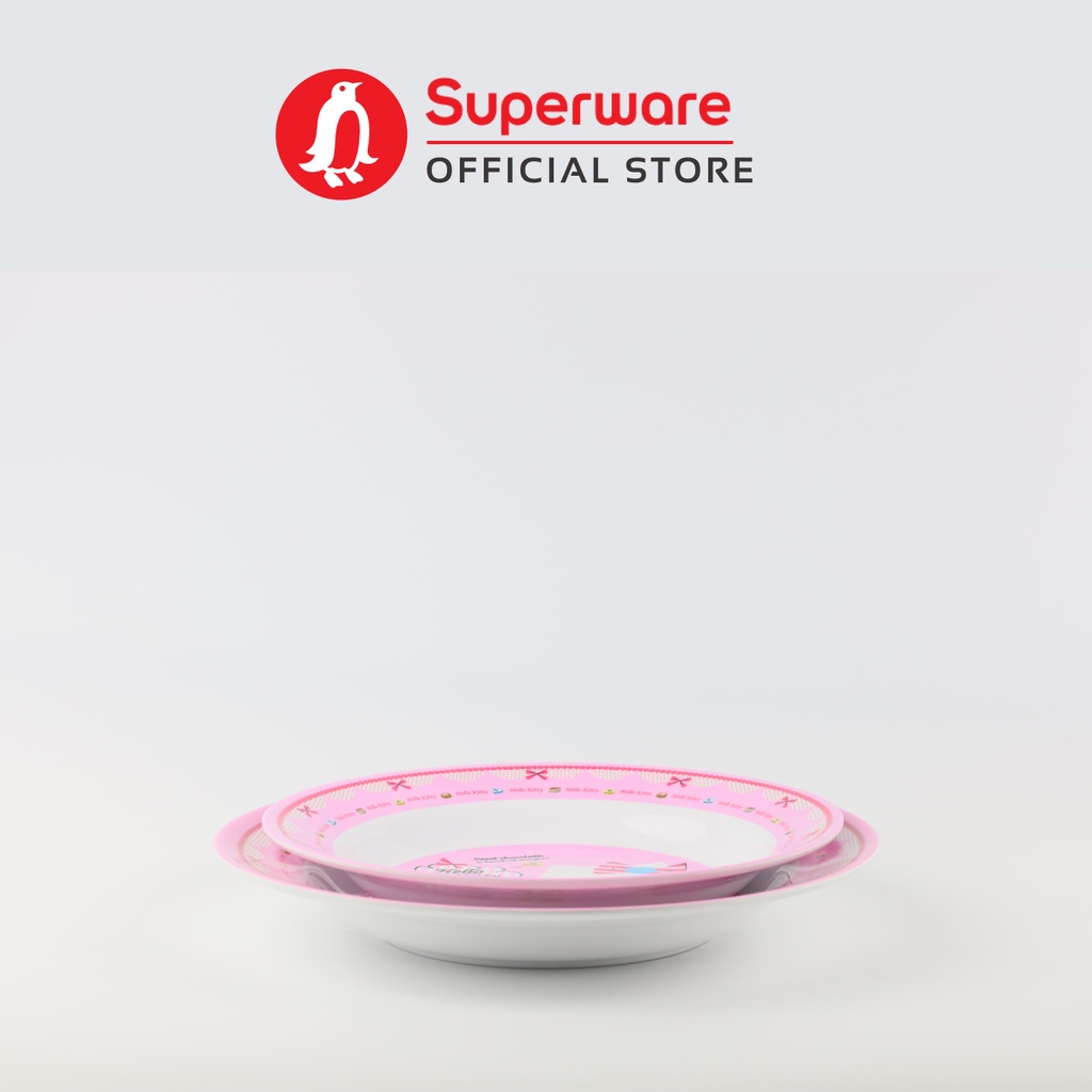 Dĩa Sâu Hello Kitty Chocolate Chất Liệu 100% Melamine | Superware Thái Lan | P182-P304