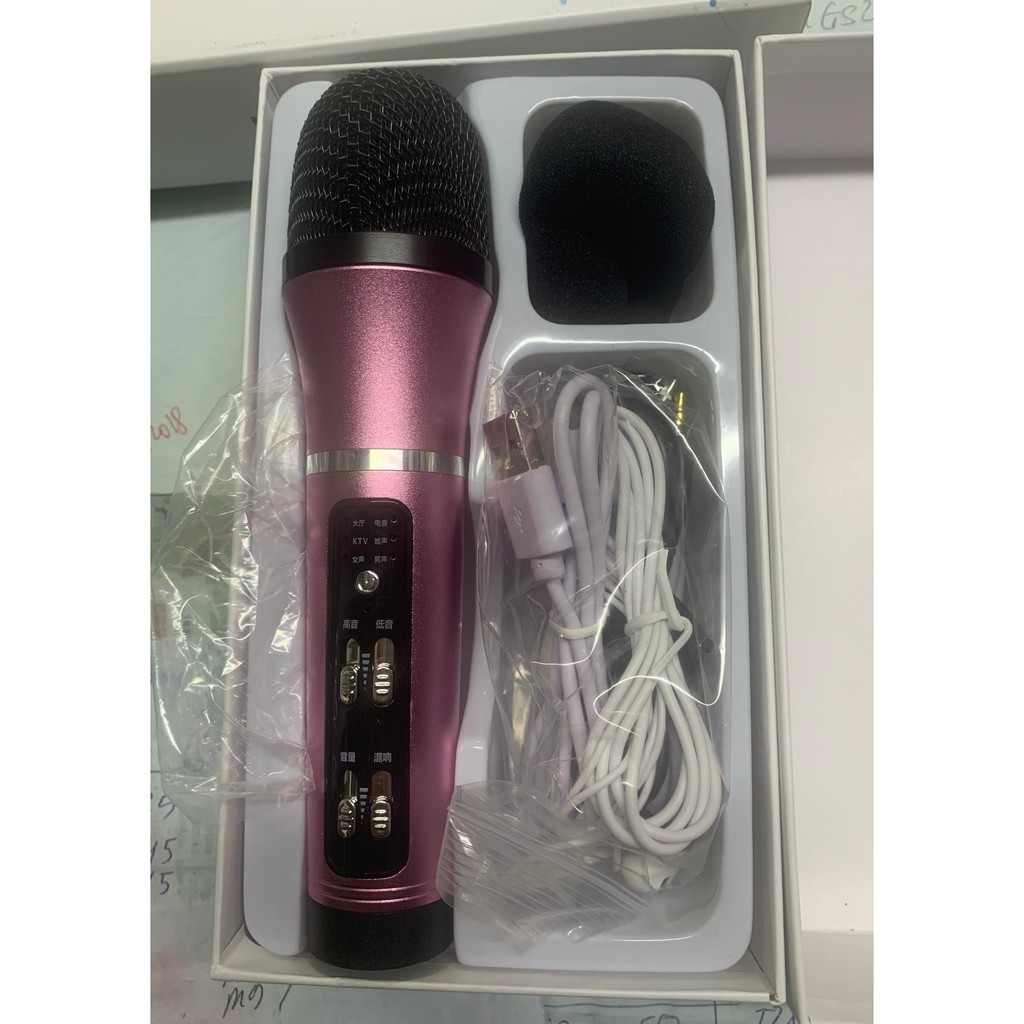 MICRO C25 THU ÂM, LIVESTREAM, KARAOKE - ĐẦY ĐỦ PHỤ KIỆN TAI PHONE