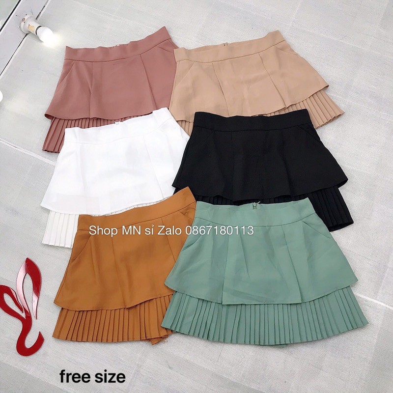 🌹Quần giả váy dập ly | BigBuy360 - bigbuy360.vn