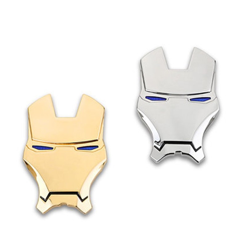 1 Sticker dán trang trí xe hơi phong cách Avengers bằng kim loại
