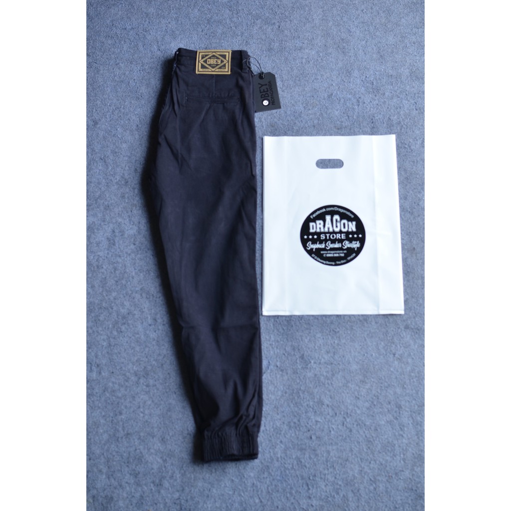 QUẦN JOGGER KAKI OBEY - DRAGON STORE THỦ ĐỨC