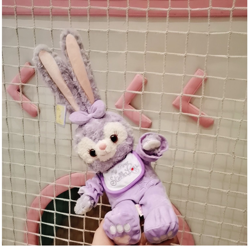 GẤU BÔNG THỎ STELLA  LOU DISNEY đầm bông trắng, Pijama tím  [SẴN GIAO NGAY] chuẩn tem mác đáng yêu