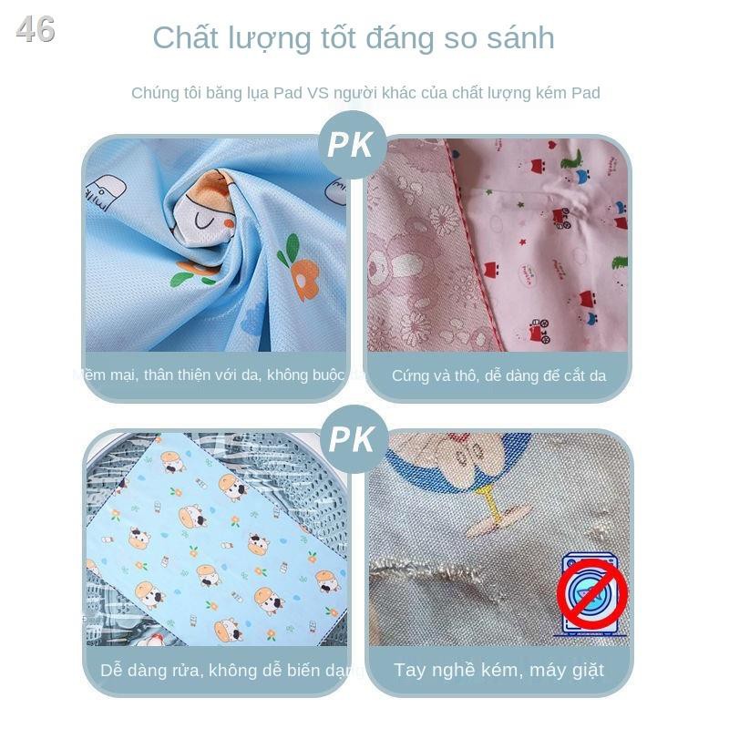 VIce Silk nệm thay đổi cho bé ngoại cỡ không thấm nước, thoáng khí, có thể giặt và chống rò rỉ ngủ trưa nhà trẻ