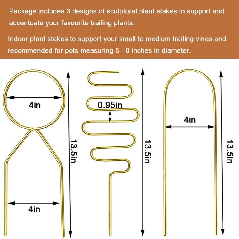 Giá Đỡ Cây Dây Leo Bằng Kim Loại Thiết Kế Hình Học Sáng Tạo