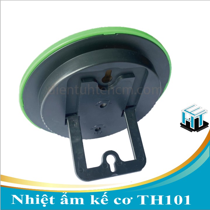 Nhiệt ẩm kế cơ TH101 size 127x30mm - đo nhiệt độ và độ ẩm