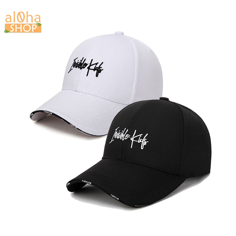 Mũ lưỡi trai - nón Ulzzang thêu chữ unisex nam nữ chống nắng phong cách thời trang, cá tính - al0ha Shop