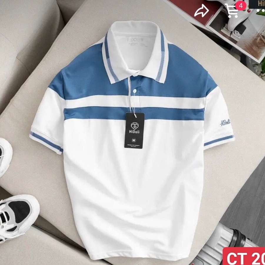 Áo thun nam cổ bẻ phong cách cao cấp,chất cotton co dãn tốt thấm hút mồ hôi Lady-Hn Store88 ms 208