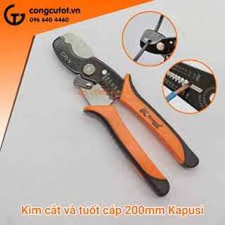 KÌM CẮT TUỐT DÂY ĐIỆN KAPUSI K9101 NHẬT BẢN. hàng cao cấp