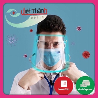 ❌CÓ Sẵn HCM❌ MÀNG CHĂN kính chống giọt bắn chống dịch nước bọt bắn mặt nạ kháng khuẩn Face shield tấm chắn bảo hộ