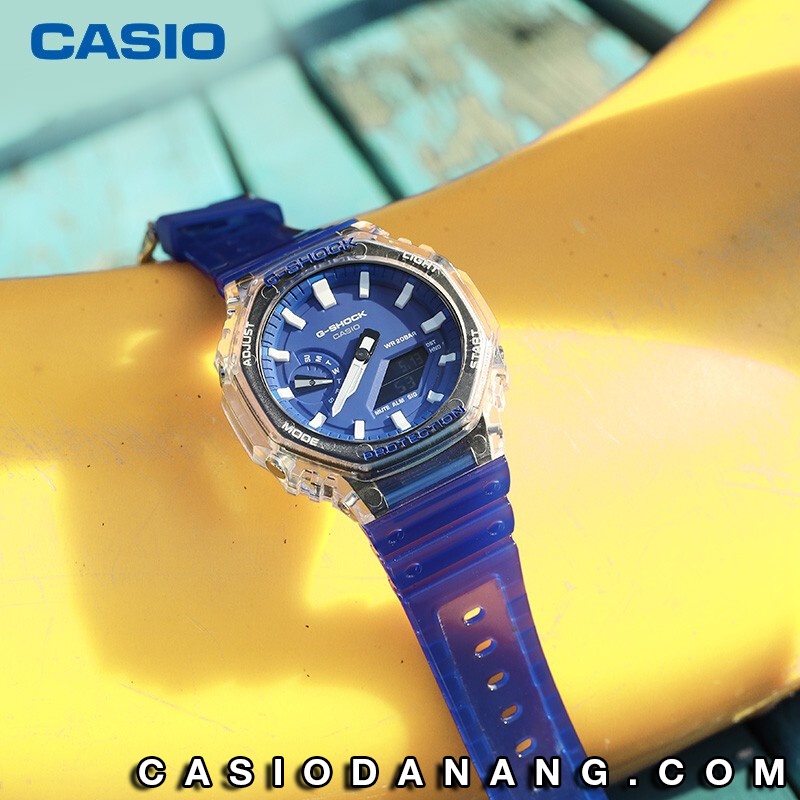 Đồng hồ nam dây nhựa Casio G-Shock chính hãng Anh Khuê GA-2100HC-2ADR