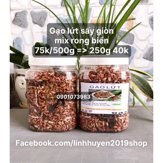 Gạo lứt sấy giòn mix rong biển