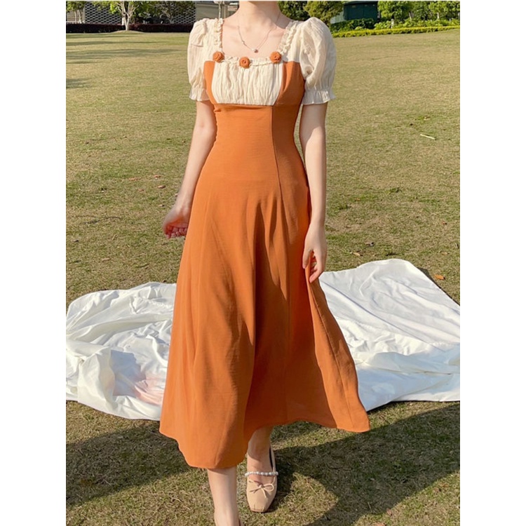 (Hàng có sẵn) Váy vintage, kiểu dáng retro, chất liệu dày dặn, thoải mái, đường may tinh xảo, hàng thiết kế | BigBuy360 - bigbuy360.vn