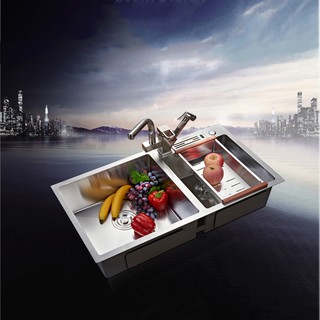 Khay inox chậu rửa bát