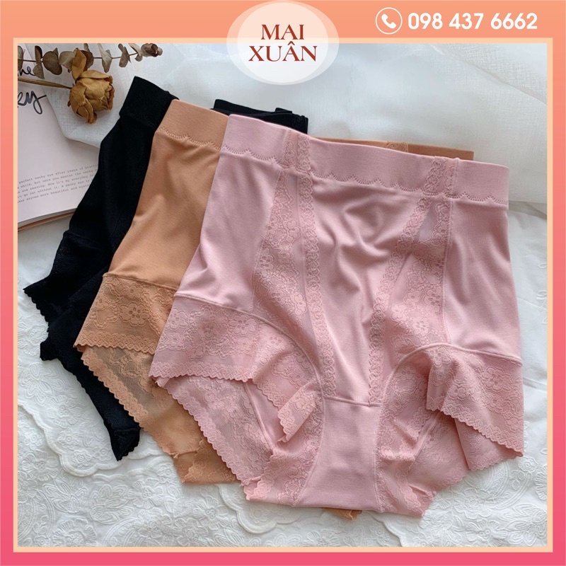 Quần lót nữ cotton CẠP CAO - NÂNG MÔNG - GEN BỤNG co giãn tạo form đẹp -Kho Sỉ Mai Xuân