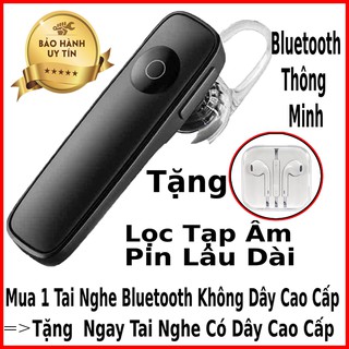✅Sản Phẩm Loại 1✅Tai Nghe Bluetooth Nhét Tai Cao Cấp- Kèm Mic Đàm Thoại Nghe Nhạc Wireless Headset M165