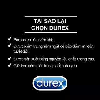 Bao cao su Durex invisible extra thin