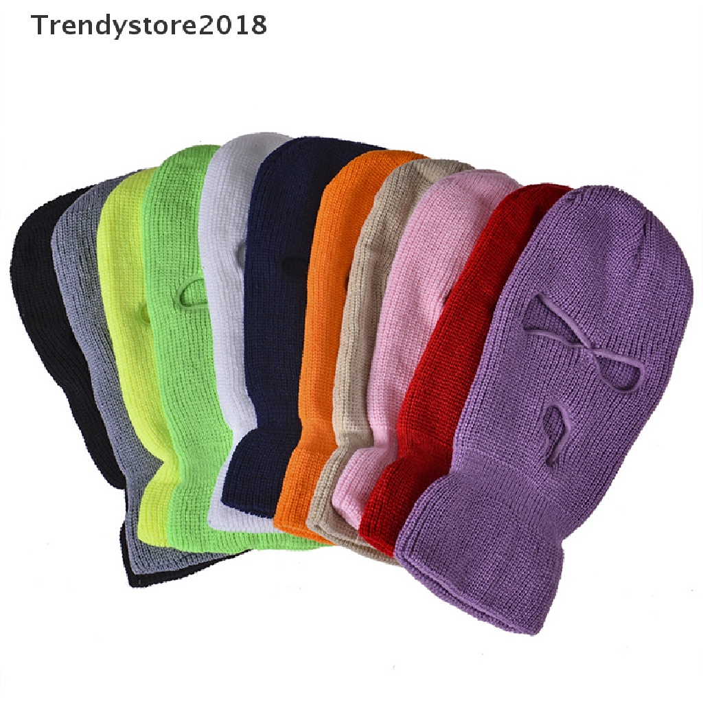 Mũ beanie kèm khẩu trang 3 lỗ giữ ấm mùa đông thời trang 2018