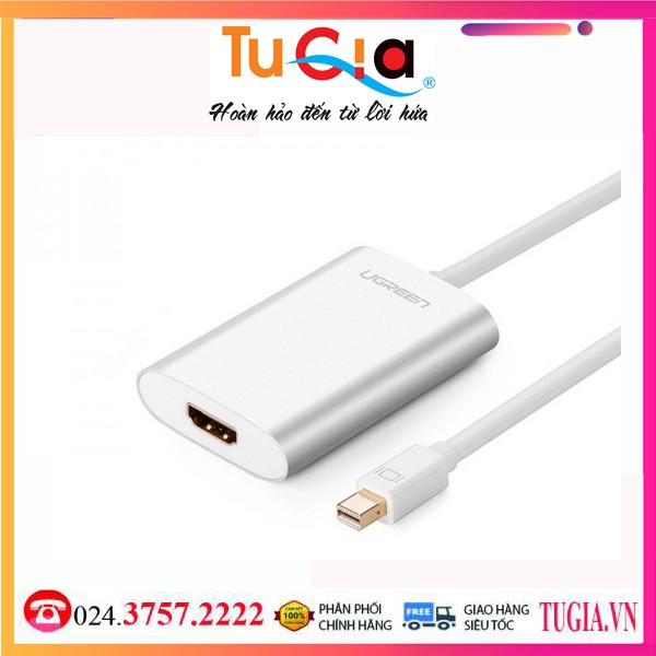 Cáp Mini displayport to HDMI hỗ trợ 4k*2k Ugreen 10451-Hàng Chính Hãng
