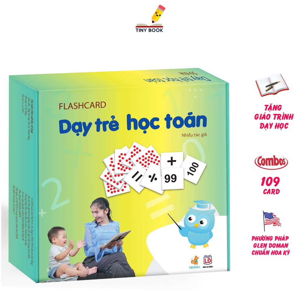 Flashcard - Dạy Trẻ Học Toán Theo Phương Pháp Glenn Doman (109 Thẻ)