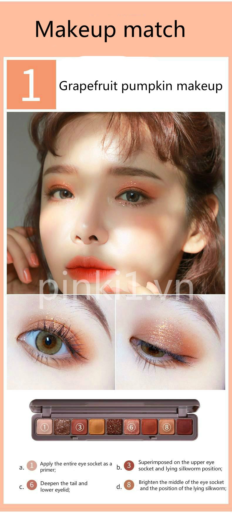 [Hàng mới về] Bảng Phấn Mắt 9 Màu Mờ Và Ánh Ngọc Trai Lấp Lánh Không Thấm Nước Thiết Kế Tiện Gọn | BigBuy360 - bigbuy360.vn