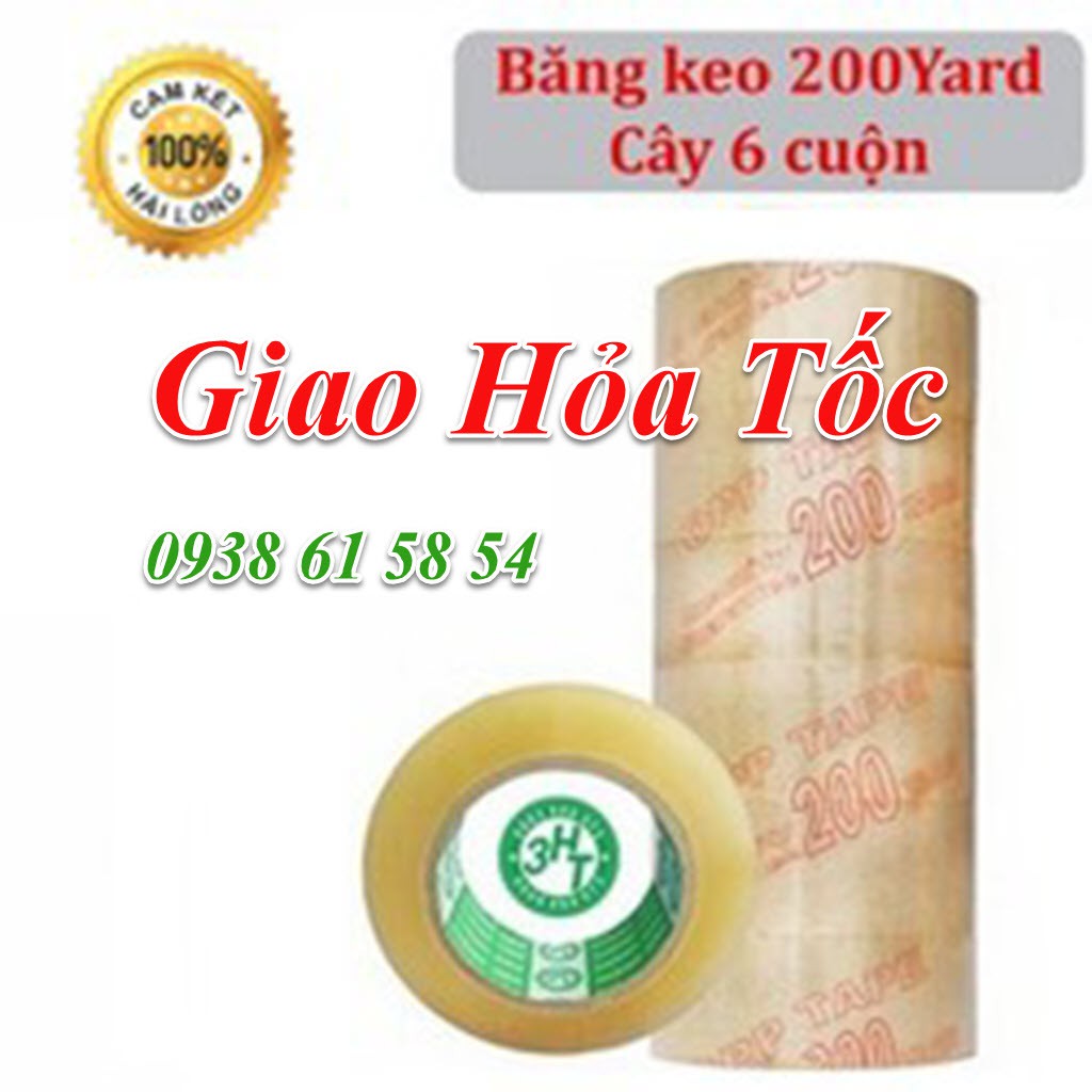 1 Cây Băng Keo Trong 5F 200 yard 2kg 6 Cuộn