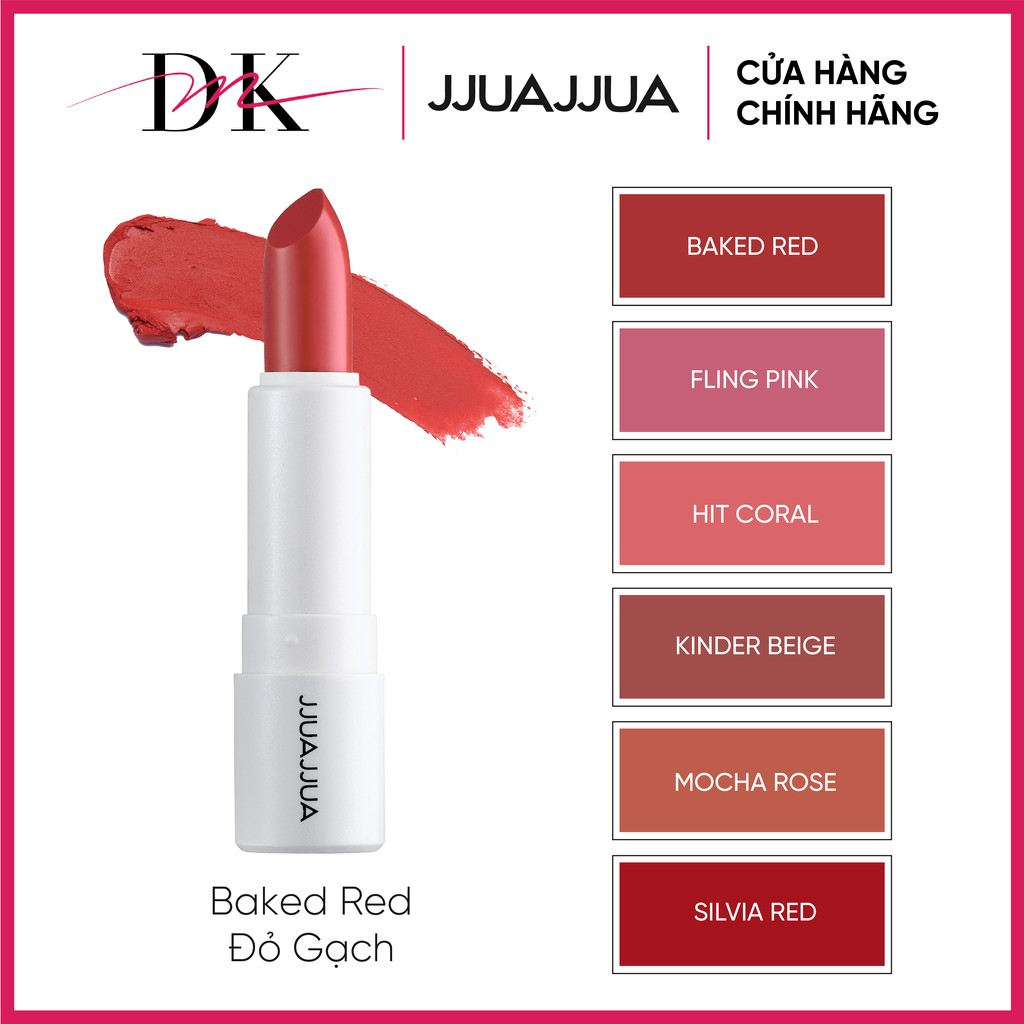 SON THỎI LÌ JJUAJJUA BAKED RED (ĐỎ GẠCH) | BigBuy360 - bigbuy360.vn