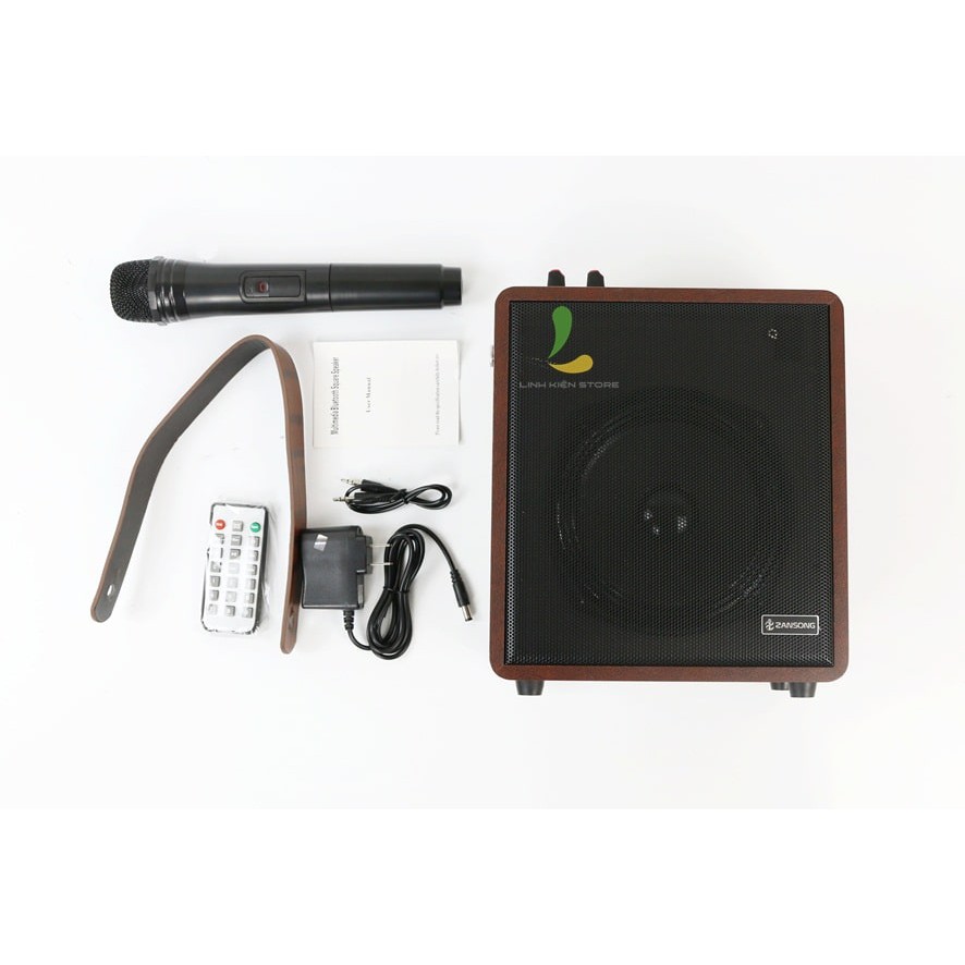 Cốc sạc loa Karaoke Bluetooth Zansong A061, loa K66 9V - 1A