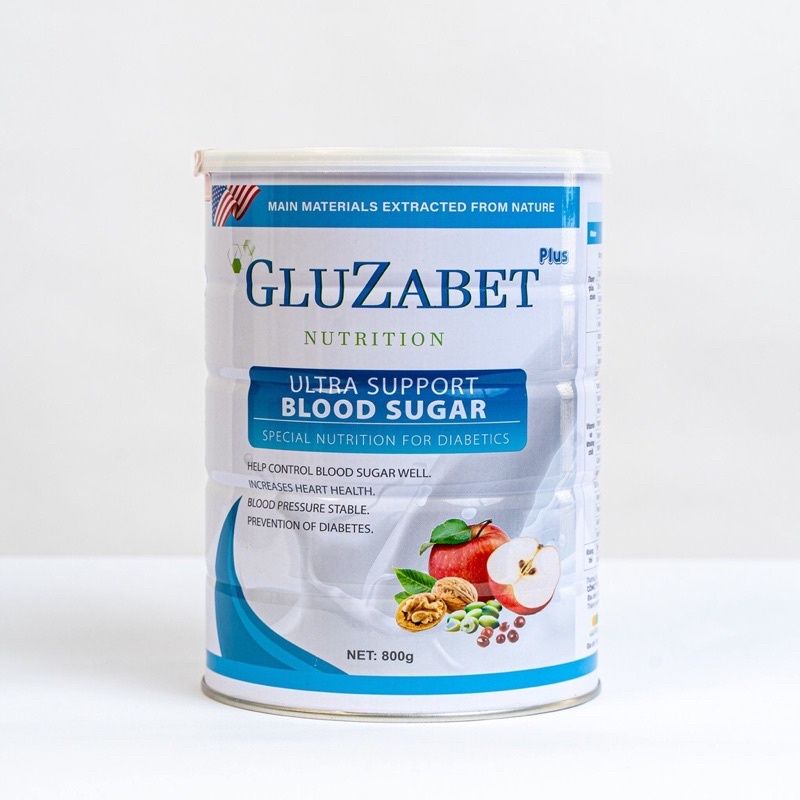 Sữa hạt dinh dưỡng cho người tiểu đường - Gluzabet (800g)